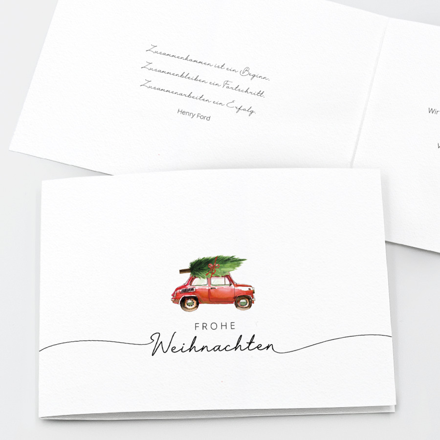 Weihnachtsauto 