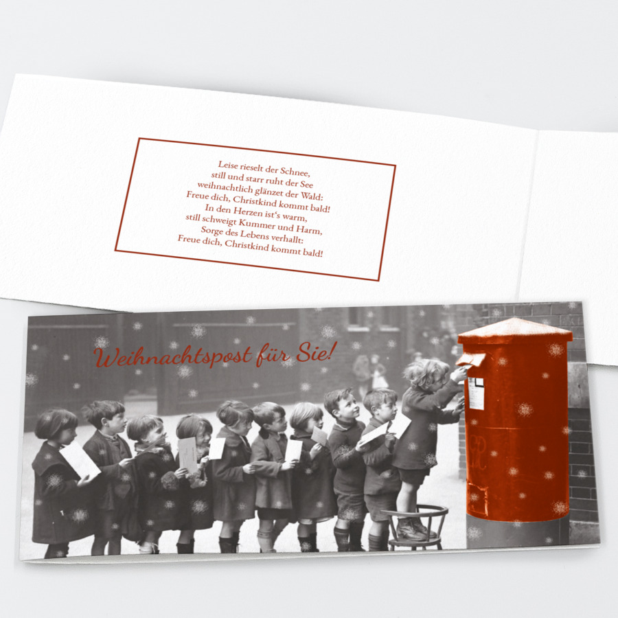Weihnachtsbriefe Geschäftliche Weihnachtskarte