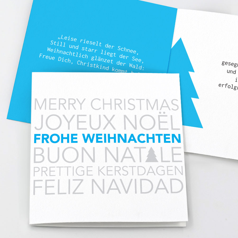 Botschaft Geschäftliche Weihnachtskarte