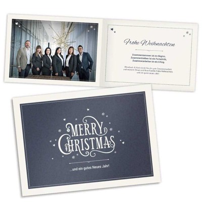 Snowstars Geschäftliche Weihnachtskarte