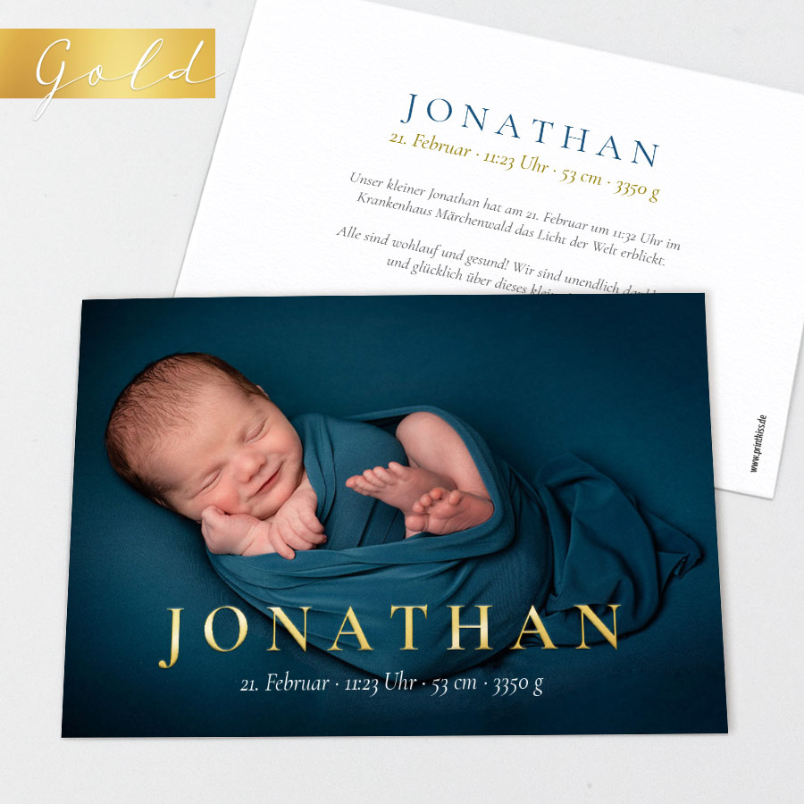 Little Name Geburtskarte Junge
