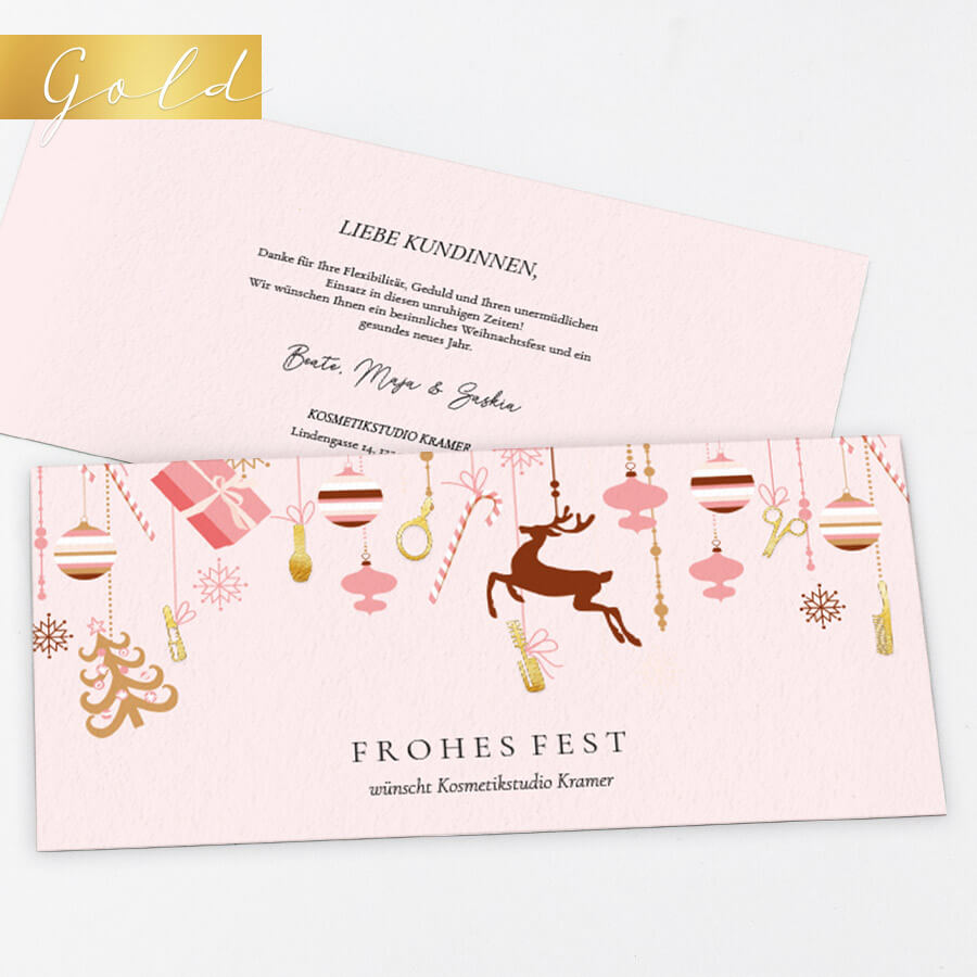 Beautiful Xmas Geschäftliche Weihnachtskarte