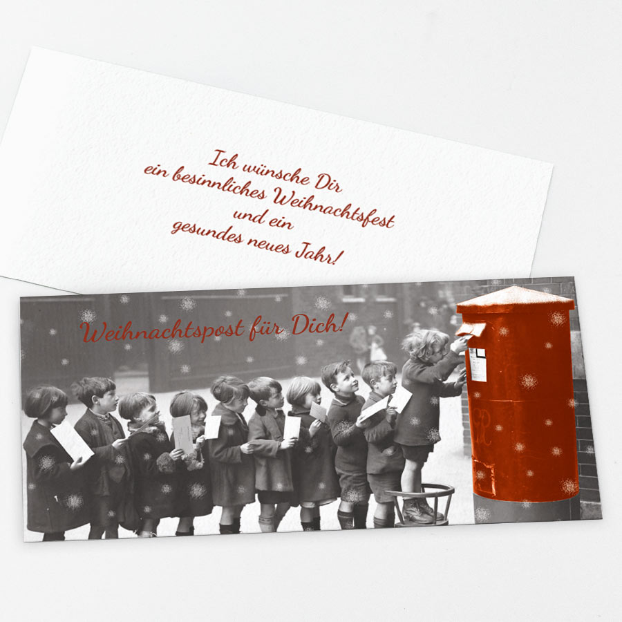 Weihnachtspost Geschäftliche Weihnachtskarte
