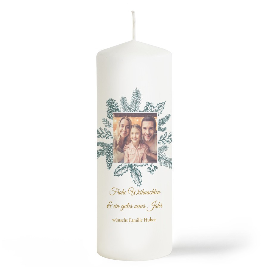 Kerzenschein Weihnachtskarte