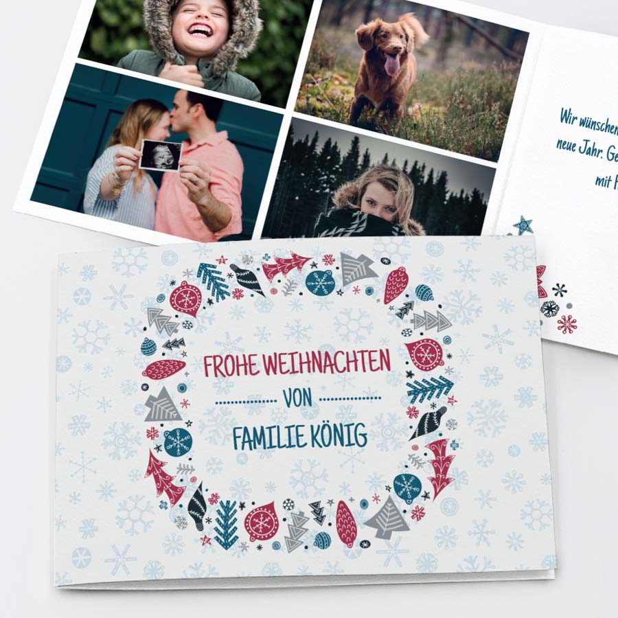 Christmastime Geschäftliche Weihnachtskarte