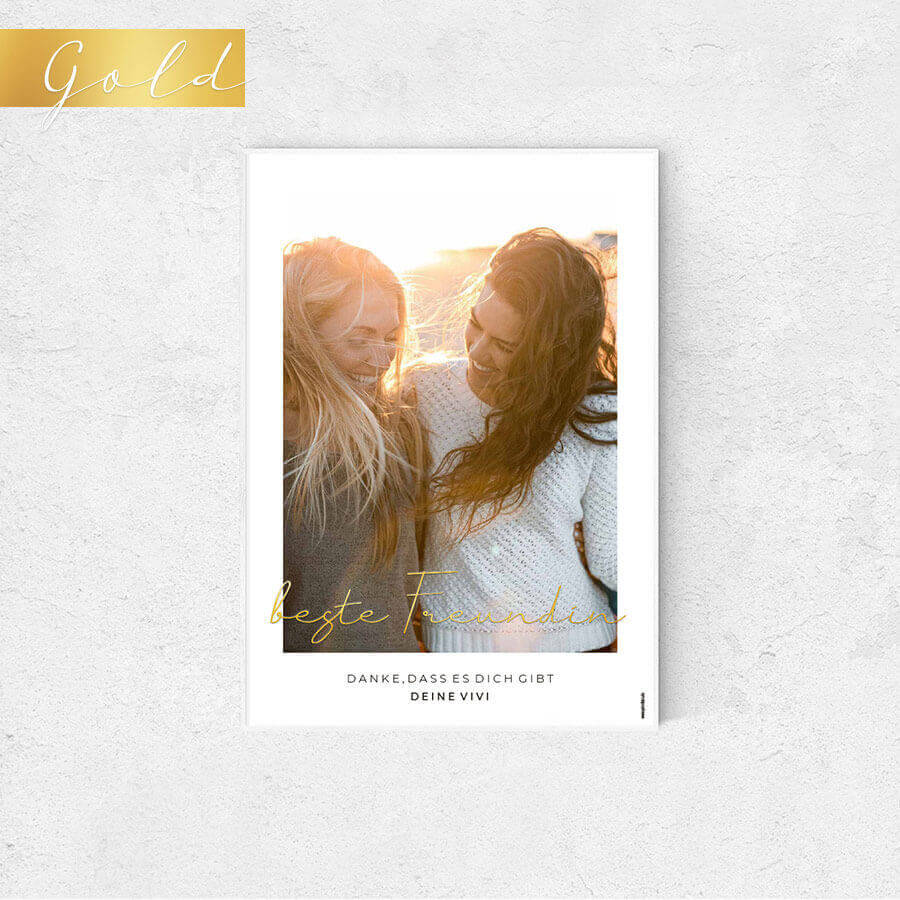 Beste Freundin Weihnachtskarte