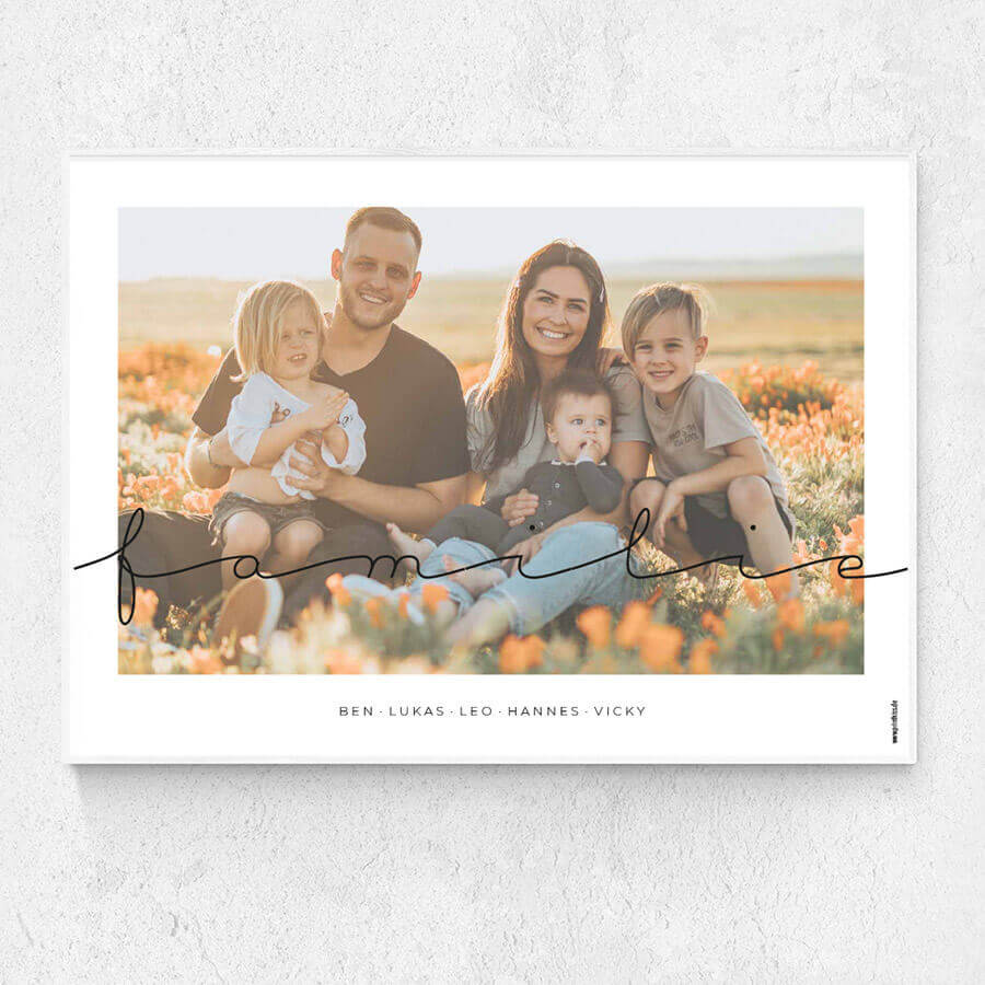 Familie Weihnachtskarte