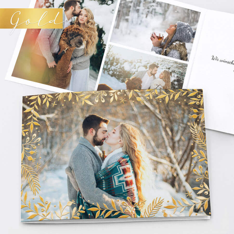 Unsere Familie Geschäftliche Weihnachtskarte