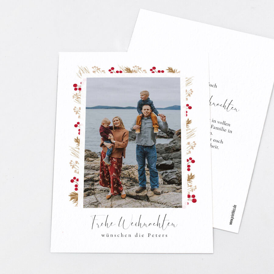 Weihnachtsrahmen Weihnachtskarte