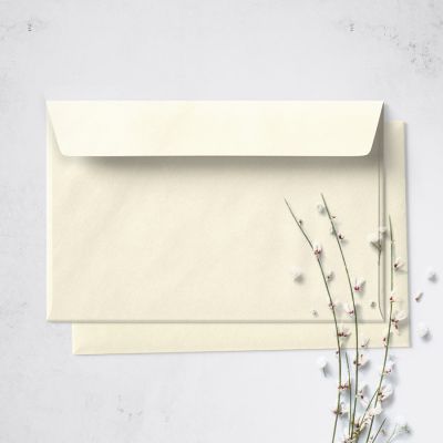 Umschlag für Postkarte Beige, 162 x 114 mm Briefumschlag / Kuvert