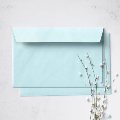 Umschlag für Postkarte Acqua, 162 x 114 mm Briefumschlag / Kuvert