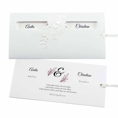 Love Blooms Hochzeitseinladung