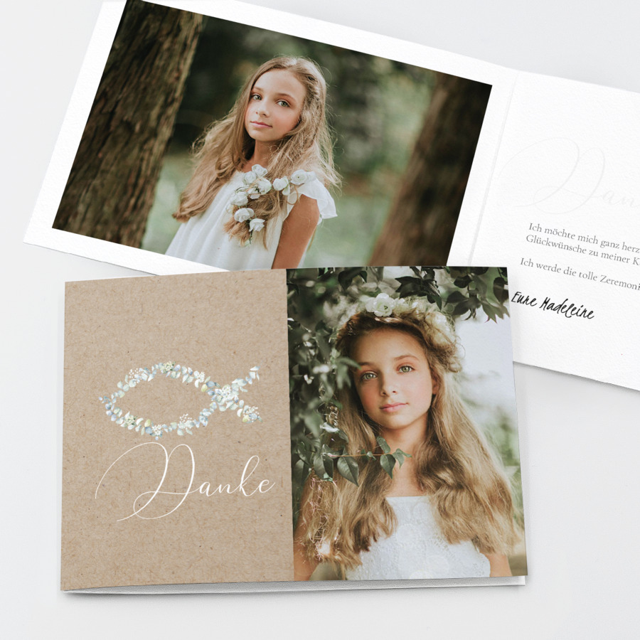 Danksagungskarten Konfirmation | Exklusive Designs | Blitzversand