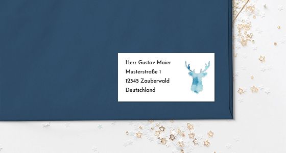 Empfängeraufkleber"