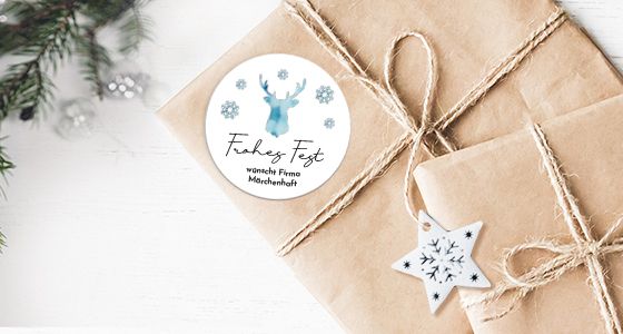 Geschenkaufkleber