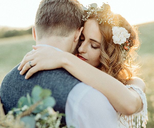 Gastgeschenk Kerze zur Hochzeit