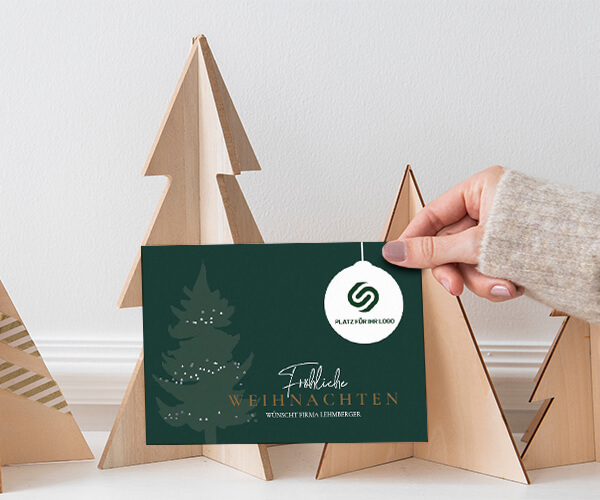 Geschäftliche Weihnachtskarten
